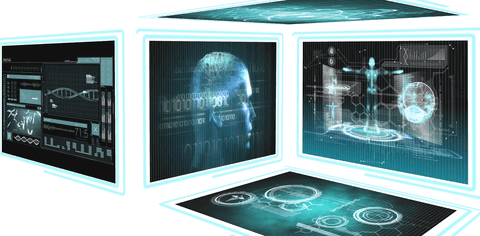 Digital Interfaces on Transparent Background with Futuristic Elements - Download Free Stock Videos Pikwizard.com