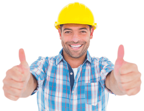 Transparent Happy Construction Worker Giving Thumbs Up - Download Free Stock Videos Pikwizard.com