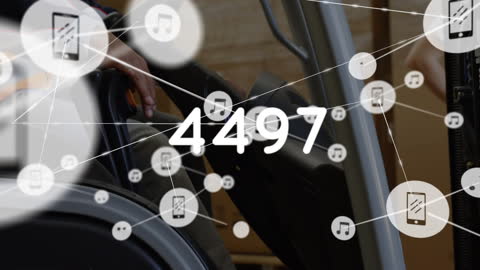 Data Processing in Warehouse with Digital HUD Overlay