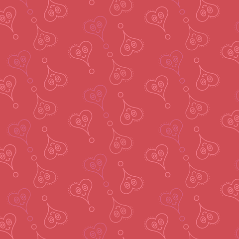whimsical red and pink heart pattern on transparent background - Download Free Stock Videos Pikwizard.com