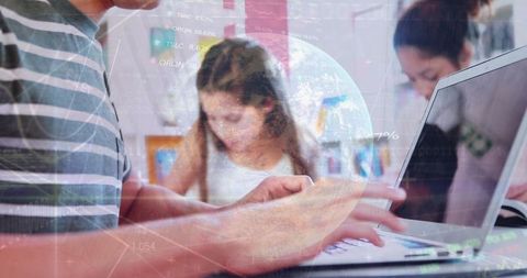 Students Engaged in Digital Learning