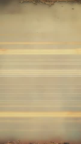 Vertical Glitch Strip Showing Vintage Scan Lines, Gradient Banding and Digital Distortion
