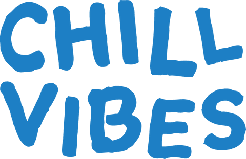 chill vibes bold blue brush-style typography on transparent - Download Free Stock Videos Pikwizard.com