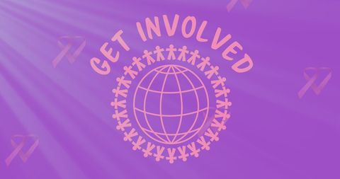 Global Unity Awareness Ribbon Heart Design - Download Free Stock Images Pikwizard.com