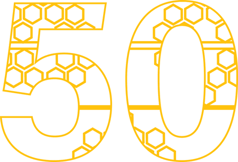 transparent 50 number with yellow honeycomb pattern decoration - Download Free Stock Videos Pikwizard.com