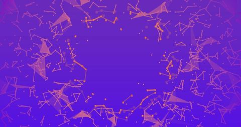 futuristic network of lines and dots on purple background - Download Free Stock Images Pikwizard.com