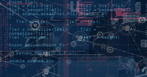 Hacker Breaching Network Computer Code Interface - Download Free Stock Images Pikwizard.com