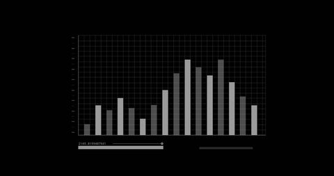 Digital Bar Chart Display on Dark Grid Background - Download Free Stock Images Pikwizard.com