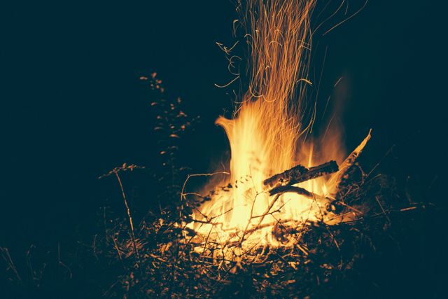 Blaze bonfire burn campfire - Download Free Stock Photos Pikwizard.com