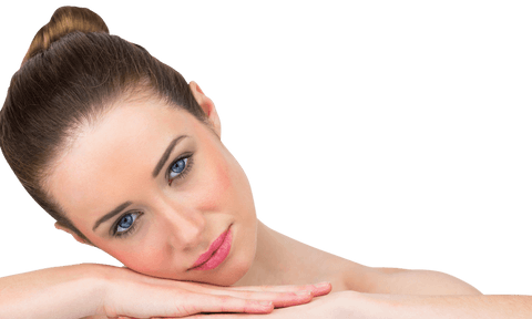 transparent beauty portrait of young woman looking thoughtful - Download Free Stock Videos Pikwizard.com