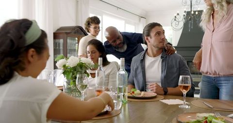 Joyful Gathering at Elegant Wedding Reception