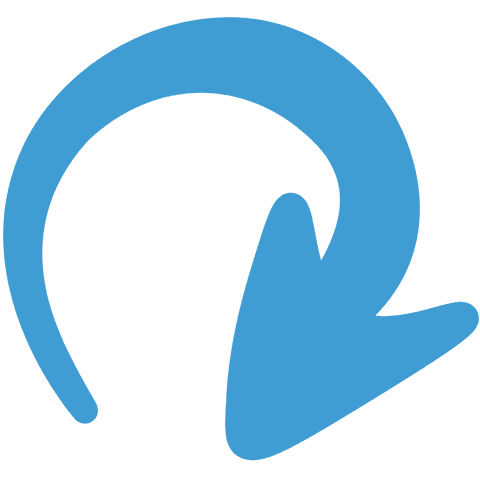 Blue Arrow Icon on Transparent Background with Curved Design - Download Free Stock Videos Pikwizard.com