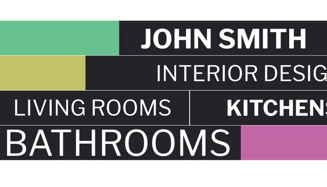 Bold Text Banner Showcasing Interior Design Services - Download Free Stock Templates Pikwizard.com