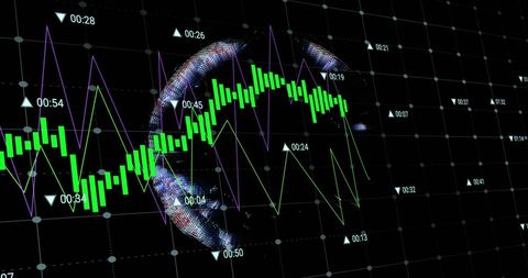 Digital Financial Data Analysis on Abstract Background - Download Free Stock Images Pikwizard.com