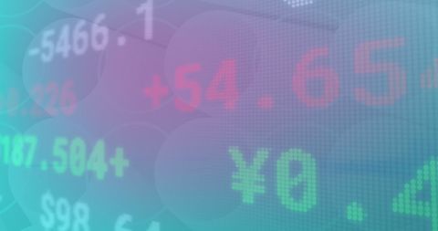 Digital Display of Market Prices and Financial Data - Download Free Stock Images Pikwizard.com