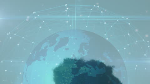 Network Connections and Globe Animation