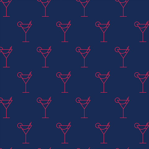 transparent seamless cocktail glass pattern on dark blue background - Download Free Stock Videos Pikwizard.com