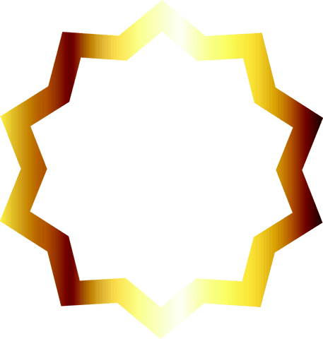 transparent decorative star with geometric design and metallic gradient - Download Free Stock Videos Pikwizard.com