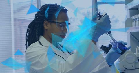 African American Female Scientist Analyzing in Modern Laboratory - Download Free Stock Images Pikwizard.com