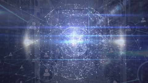 Innovative Global Network in a Digital Server Room