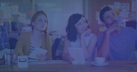 Creative Team Harnessing Technology for Modern Collaboration