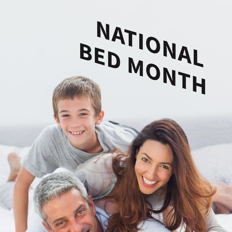 happy family celebrating national bed month in cozy setting - Download Free Stock Templates Pikwizard.com