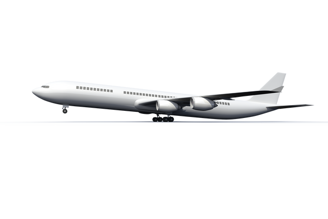 Transparent Digital Illustration Big White Plane Air Transport - Download Free Stock Videos Pikwizard.com