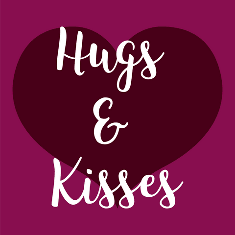 heart with hugs and kisses on transparent background - Download Free Stock Videos Pikwizard.com