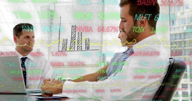 Business Meeting Analyzing Stock Market Data with Financial Charts - Download Free Stock Images Pikwizard.com