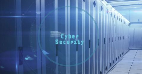 Cyber Security Concept in Modern Data Center - Download Free Stock Images Pikwizard.com