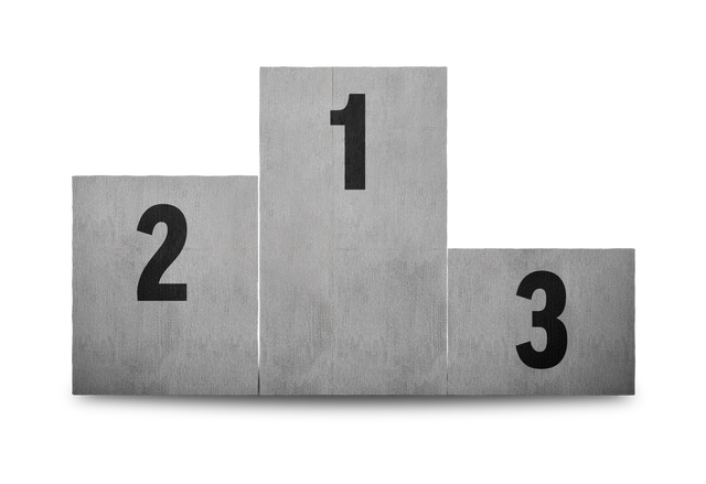 Transparent Background Grey Podium with Numbers for Sports Competitions - Download Free Stock Videos Pikwizard.com