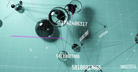 Digital Interface: Data Processing Over Chemical Structures - Download Free Stock Images Pikwizard.com
