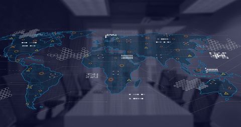 Global Financial Data Representation Over Office Desk - Download Free Stock Images Pikwizard.com