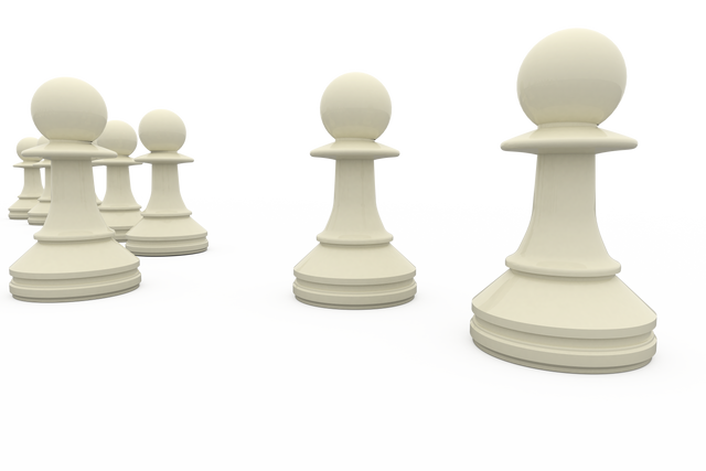 Transparent White Chess Pawns Arranged in a Row - Download Free Stock Videos Pikwizard.com