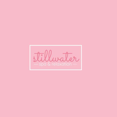 Elegant Spa Logo on Soft Pink for Tranquility and Relaxation - Download Free Stock Templates Pikwizard.com