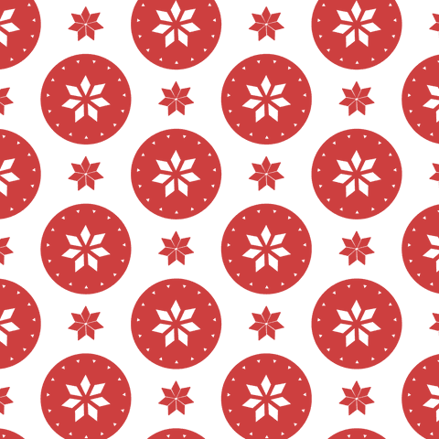 Seamless Candy Red Floral Circular Pattern on Transparent Background - Download Free Stock Videos Pikwizard.com
