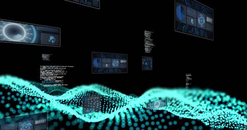 Futuristic Data Analysis and Technology Visualization Background - Download Free Stock Images Pikwizard.com