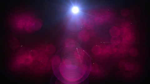 Falling Glowing Lights on Dark Colorful Background