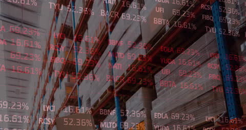 Overlay of Stock Market Data on Warehouse