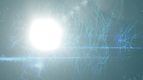 Digital Network Connections with Data Visualization Effect