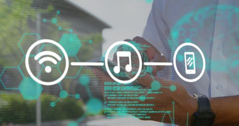 Technological Interface with Data Integration and Smartphone Usage