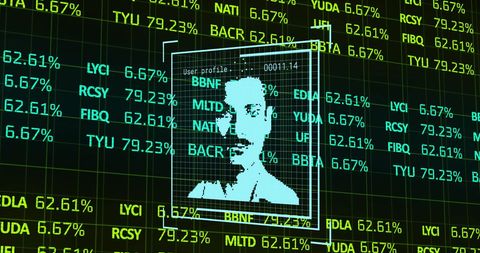 Digital Data Analysis with Encoded Global Finances - Download Free Stock Images Pikwizard.com