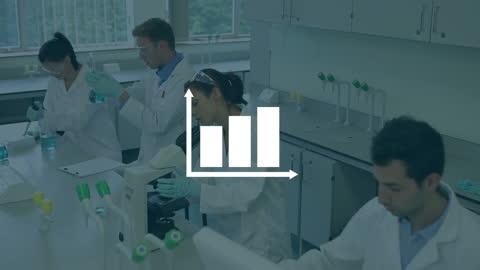 Multiracial Scientists Conducting Experiments in Modern Laboratory