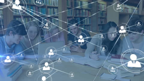 Diverse Students Collaborate in Digital Library Network