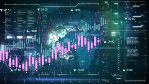 Futuristic Financial Data Processing Over Digital Globe