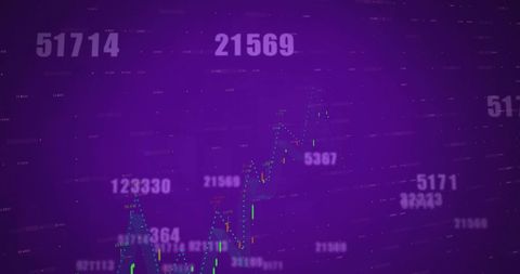 Digital Currency Values on Purple Background Concept - Download Free Stock Images Pikwizard.com