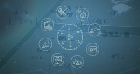 Digital Network and Data Processing Concept Insight