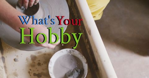Caucasian woman engaging in pottery making demonstrates creativity and artisanship. The hands skillfully shape the clay, emphasizing dedication to making ceramics by hand. Useful for illustrating hobbies, artistic skills, or lifestyle choices in promotional materials or hobby workshops.