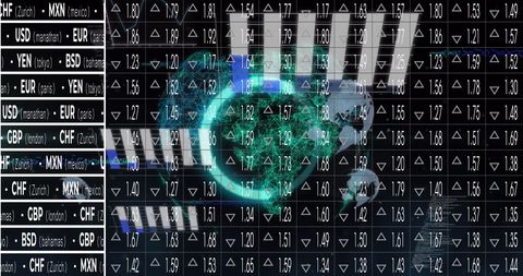 Global Financial Data Processing with Futuristic Interface - Download Free Stock Images Pikwizard.com