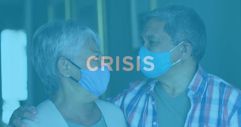 Senior Couple Supporting Each Other During Crisis